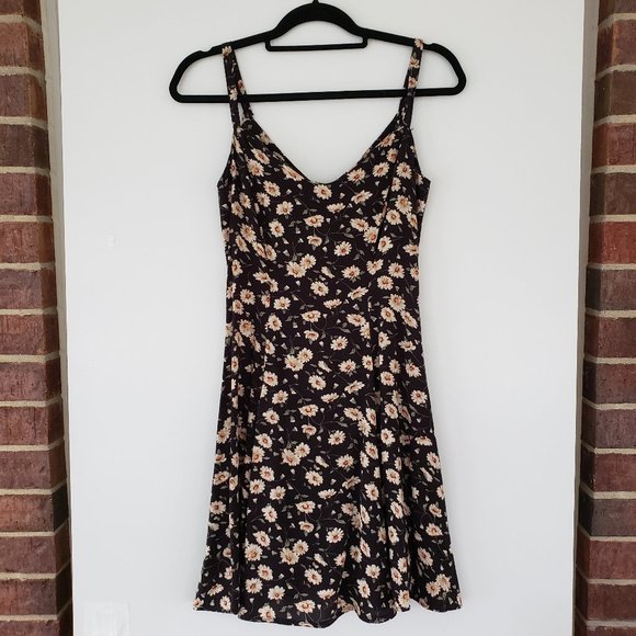 SOLD Daisy Dress 90's Flower Grunge Mini XS/S - Picture 2 of 11
